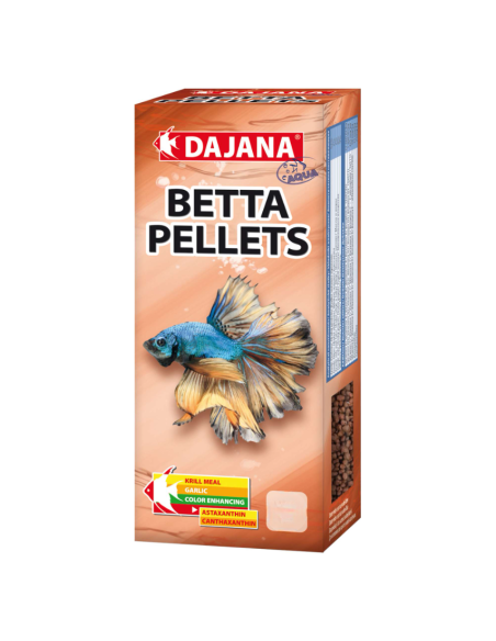 Alimento Betta Pellets Dajana 100 ml: Pellets Nutritivos para Peces Betta - CPA